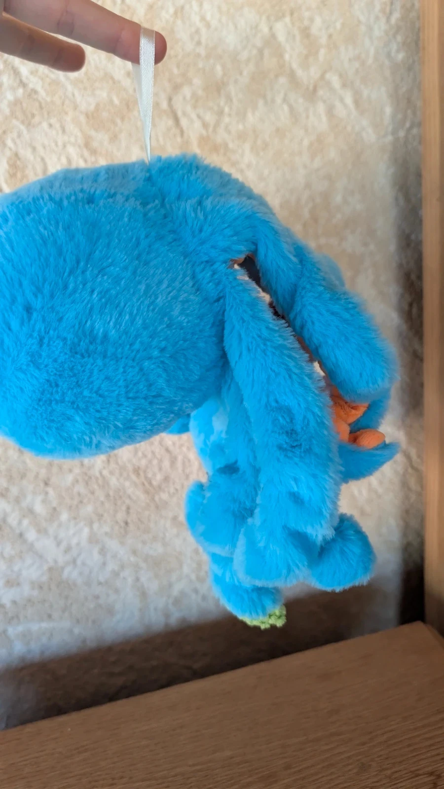 knuffel octopus sensorische ontwikkeling omuyasi blauw meerdere materialen 20 cm – photo 5